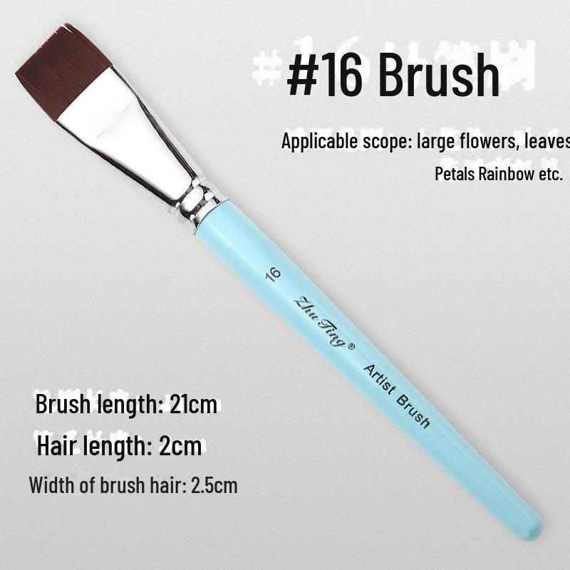 17-Piece Face Painting Brush Set for Various Artistic Techniques Like Line Work, Embossing, Blending, and More.