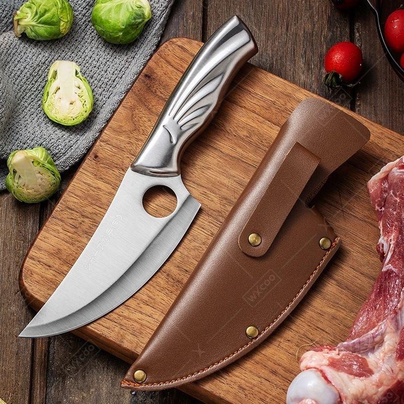 3 Types Cutting and Boning Knife Professional Chef's Knife Forged Kitchen Knives Fruit Knife BBQ Cooking Tools and Accessories