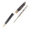 Montblanc Ballpoint Pen Meisterstück Classic Twist Style Black Gold Mens Used