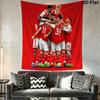 Arsena team Wall Hanging Printed Fabric Blanket Decorative Tapestries for Bedroom Living Room Home Decor