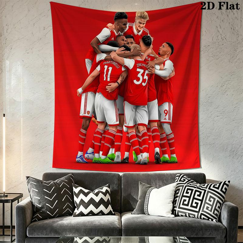 Arsena team Wall Hanging Printed Fabric Blanket Decorative Tapestries for Bedroom Living Room Home Decor