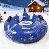 Aufblasbarer Schneereifen Schlitten mit Griffen Aufblasbare Skiringe PVC Rodelreifen Tragbares Winter Schnee Rodelspielzeug