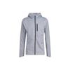 Men's Solid Color Zipper Hooded Track Jacket Light Silver GJ9949