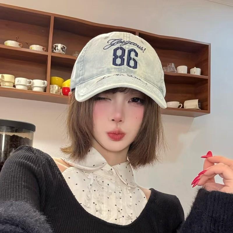 Streetwear Baseball Cap With Embroidered Letters For Casual Summer Outdoor Activities