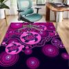 Australian Aboriginal Style Office Rug Chair Mat, Entryway Carpet, Suitable for Front Door, Bedroom, Living Room, Desk, Holiday Gift