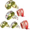 Premium 2 Meter Festive Santa Snowman Christmas Ribbon For Holiday Tree Decorations