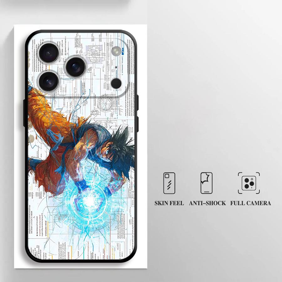 

Funda Phone Cover Case for iPhone 17 Pro Max SE 12 XS XR Air 14 7 8 13 Mini 11 16 15 Plus D-ragonS B-allS Comic iPhone 12