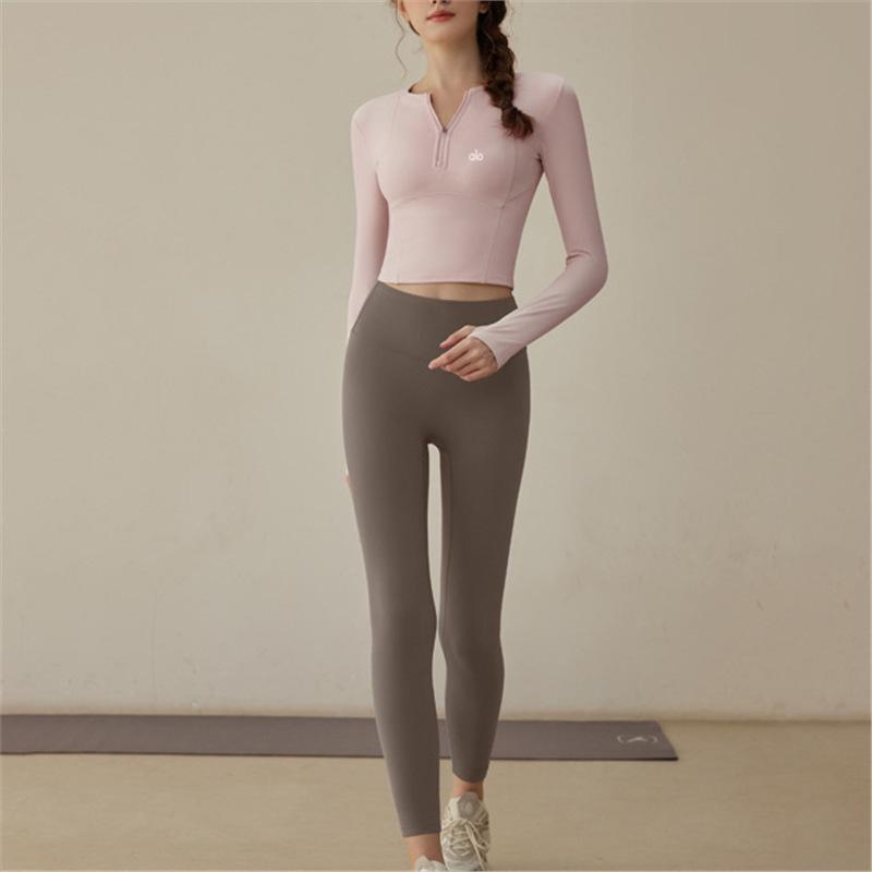 Alo Yoga Női Fitness Szett: Őszi/Téli Jóga Dzseki és Futónadrág