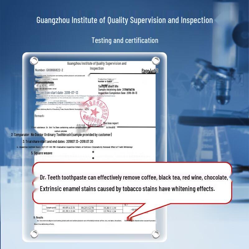 Dr. Tooth Advanced Smoke Stain Removal Toothpaste