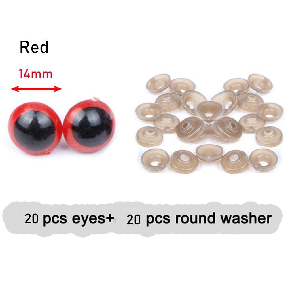High Quality Stuffed Toys Parts Plastic Safety Eyes Crafts Bear Animal Accessories Puppet Crystal Eye Dolls DIY Tools