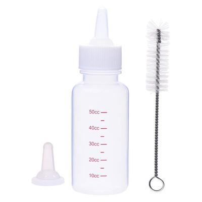 M-Modern-Pet Nursing Bottle Kits Replacement Nipple Cat Feeding Bottle For Newborn Kittens, Puppies, Rabbits, Small Animals