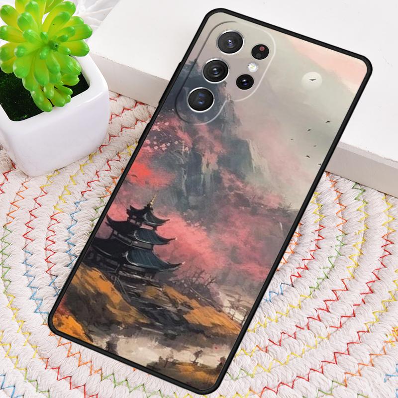 Japan Scenery Silicone Phone Case For Samsung Galaxy Note 10 Pro S26 S25 S24 S23 S22 S21 Plus S25Ultra Capa Cover