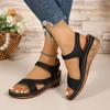 New Style Shoes: Velcro Lightweight Thick-soled Sandals, Women's Shoes, Hollow Beach Slippers
