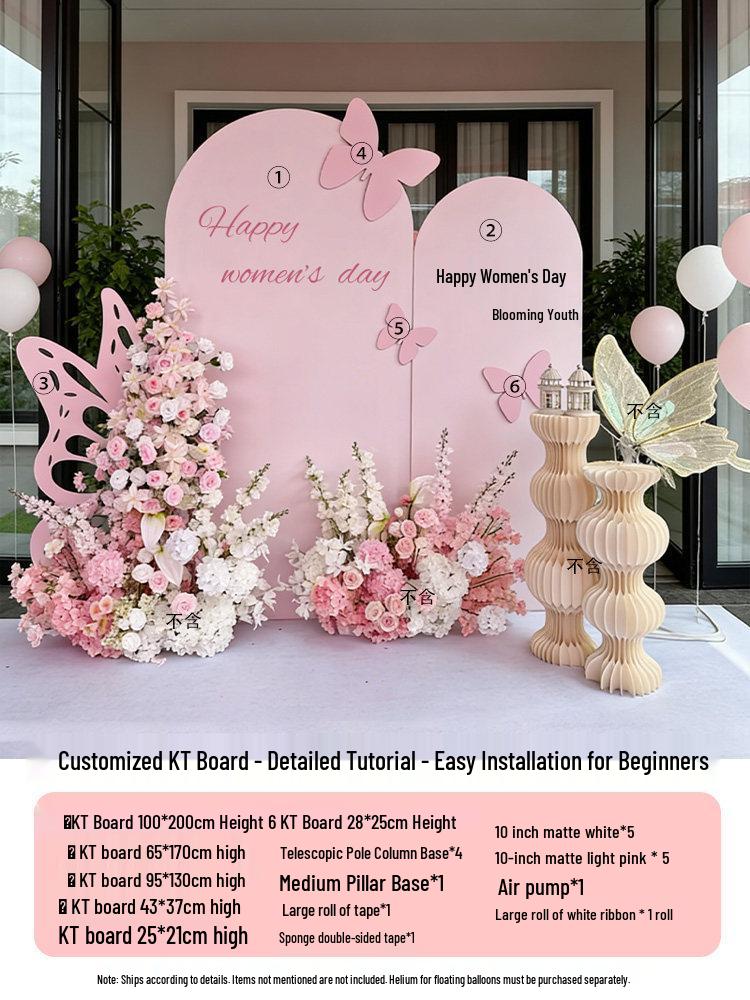 

38 Women s Day Goddess Festival Mall Decoration Photo Check-in Background No specification