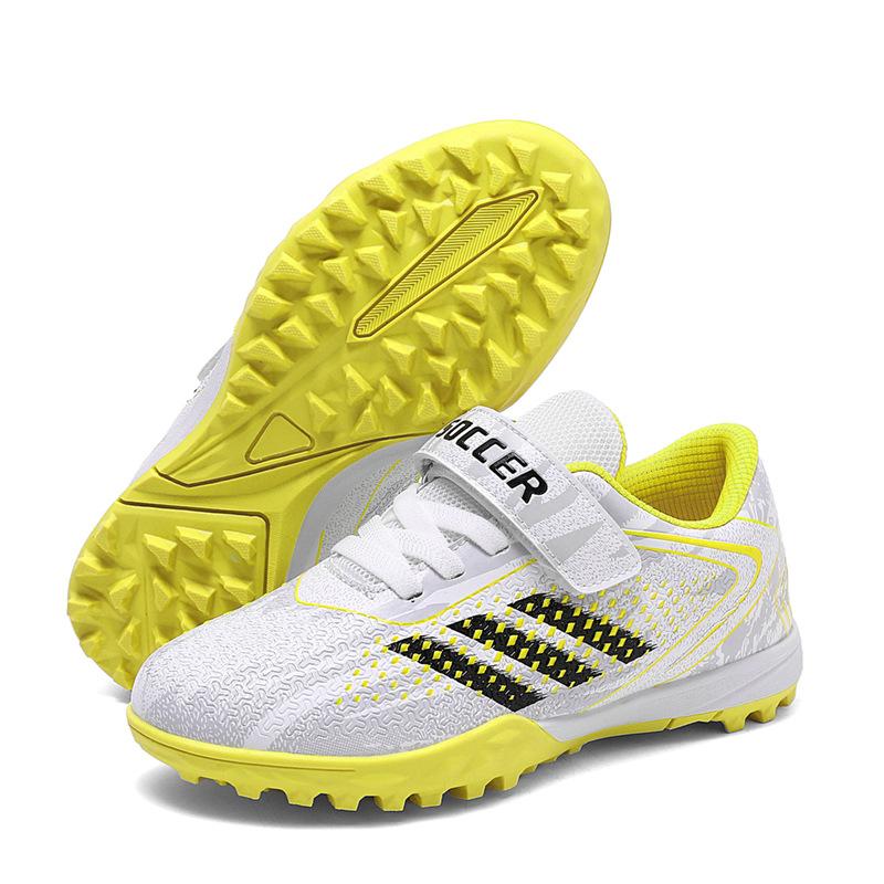 

New Velcro Football Shoes Boys Teens Students Broken Nails Lawn Training Field Football Shoes 39