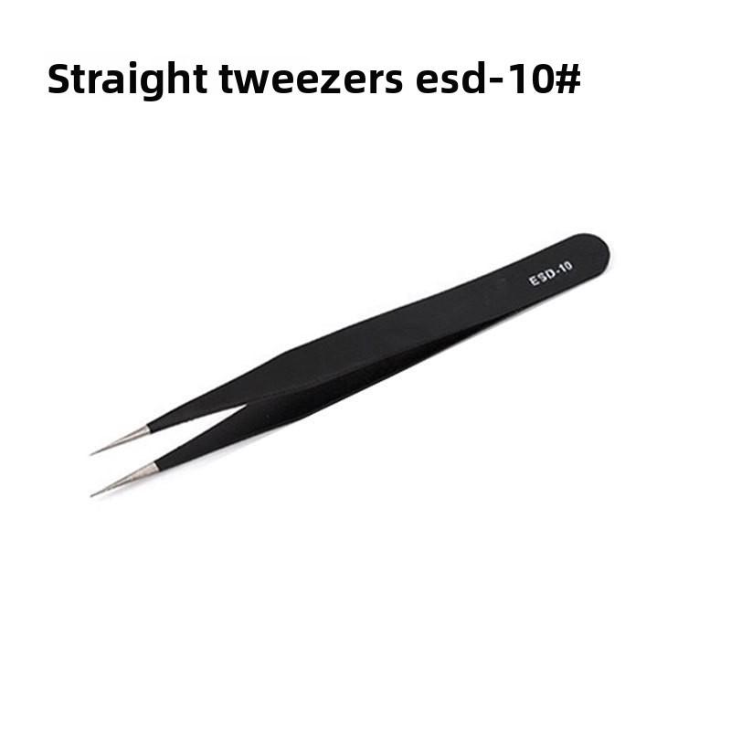 False Eyelash Tweezer Set With Antistatic Stainless Steel For Professional Lash Extensions Straight