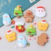 Cartoon Cute Christmas Handmade DIY Resin Accessories: Phone Case, Hair Clip & Headwear Ornaments.