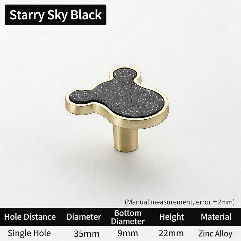 New Modern Cupboard Drawer Knobs Wardrobe Furniture Single Hole Door Handle Simple Personality Children Room Bedside Table Knobs