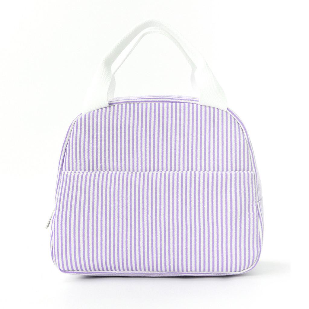 

Ice Pack Lunch Bag With Insulation For Office Commuters And Travel фіолетовий
