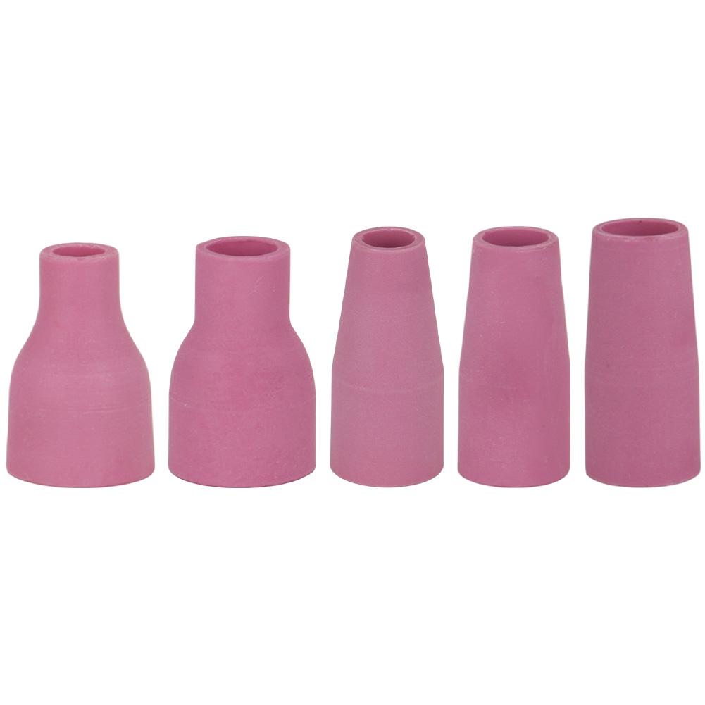10PCS For MIG Welder Argon TIG Welder Porcelain Tip Gas Ceramic Nozzles Mouth For QQ-300A/500A Welding Torches Accessories