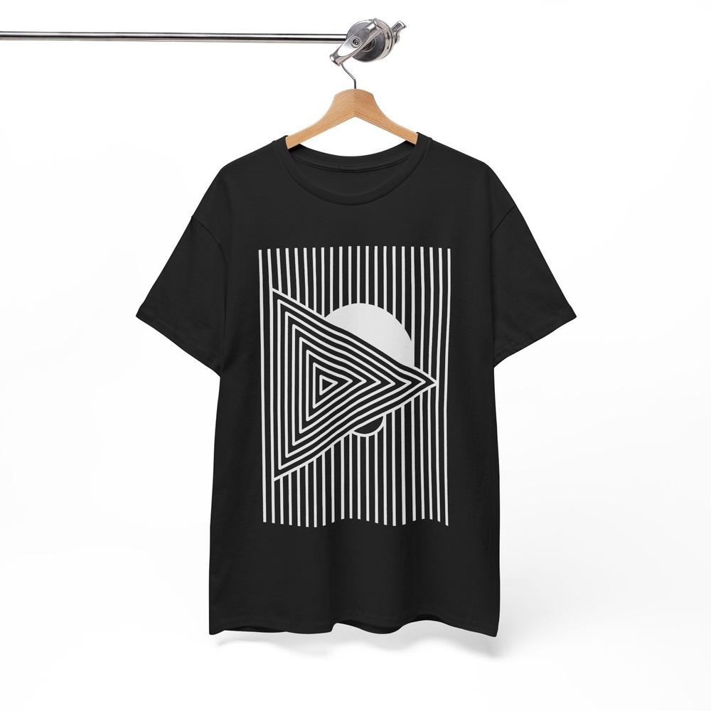 90s Abstract Shirt Minimalist Tshirt Artsy Tee Geometric Art Top Modern Art Unisex T-Shirt XXXL
