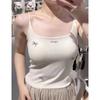 Autumn Women's Halter Sweet Sister Bow Element Fashion Wear with Slim Fashion Inside Wear Outside Wear Women's Vest