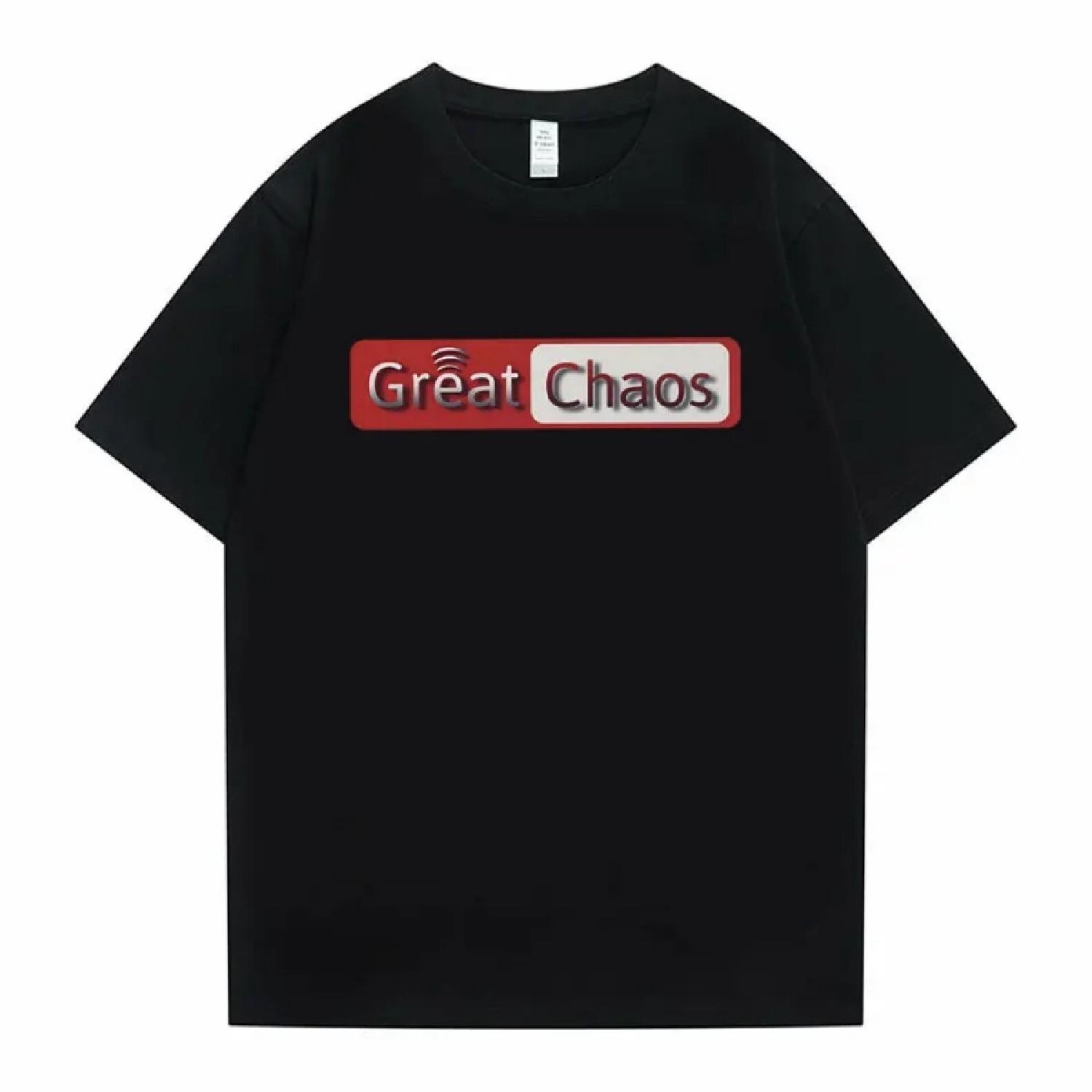 Футболка с графическим принтом рэпера Ken Carson A Great Chaos Футболка Playboi Carti Мужская Хип-Хоп Оверсайз Футболка Мужская 100% Хлопок S