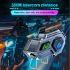 1/2 Stück Bluetooth Motorrad Intercom Helm Headset Drahtloses Gegensprechanlage Fahrer Fahrt Gegensprechanlage Wasserdicht Freisprechanruf