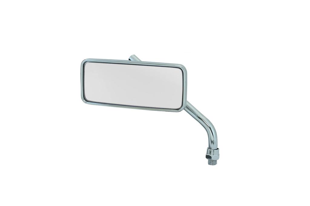 TANAX Napoleon Retractable Motorcycle Chrome Left and Right 10mm Thread Adapter Mirrors, Plated, Compatible, Included, AVA-101-10