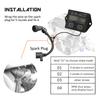 Battery Replacable Digital Engine Tach Hour Meter Tachometer Gauge Engine Rpm LCD Display for Moto Marine Chainsaw Pit Bike Boat
