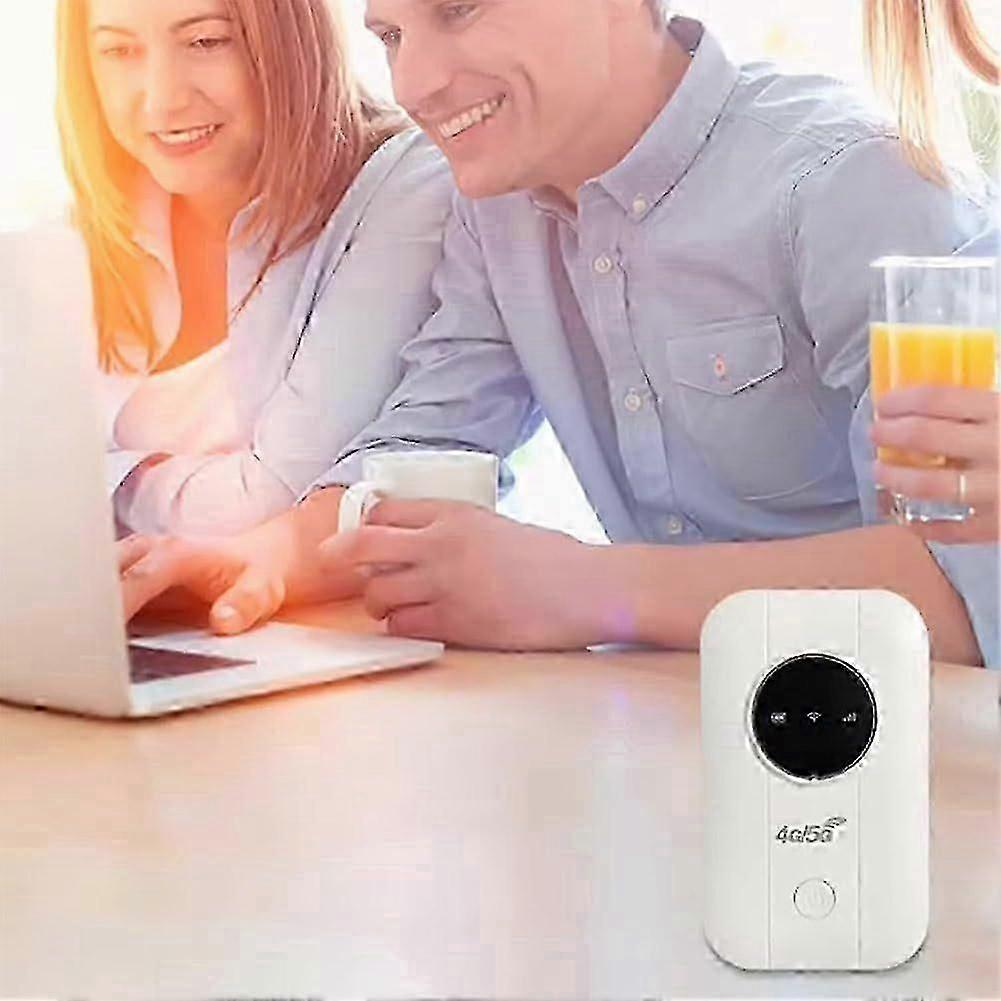 Router Hotspot WiFi Móvil 4G LTE de Alta Velocidad, Módem Inalámbrico Portátil con Ranura para Tarjeta SIM para Compartir Internet de Forma Segura en Cualquier Lugar