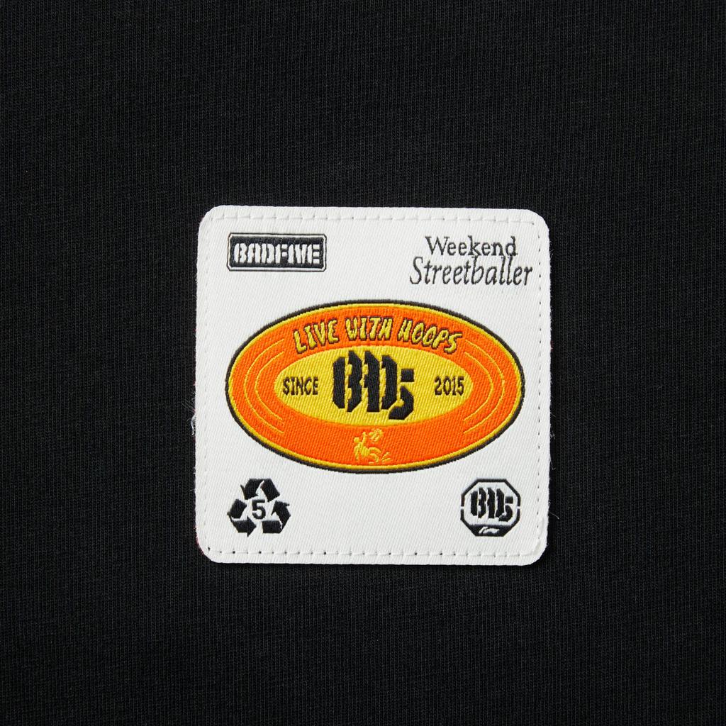 Li Ning Badfive Einfarbig Atmungsaktiv Vielseitig Locker Kurzarm T-Shirt Herren Tops Schwarz AHSV019-3