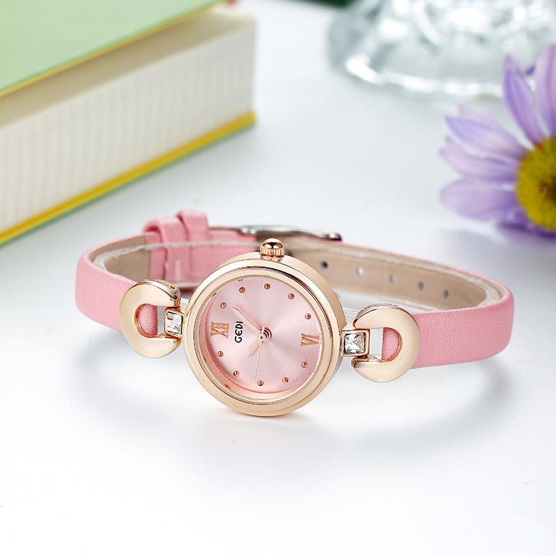 Small Student Watch, Exquisite Fashion Waterproof Quartz Watch, Women'S Belt Watch