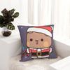 Dudu Bear And Bubu Panda Christmas Pillowcase Soft Polyester Cushion Cover Decoration Pillow Case Cover Chair Wholesale 45*45cm