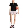 Under Armour Lightweight Training Solid Color Minimalist Breathable Everyday Versatile Sports Shorts Women Shorts Dawn-Gray Pink 1390379-009