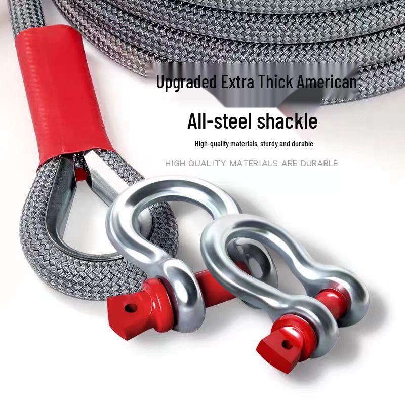 Heavy-Duty Nylon Car Tow Rope for Strong Traction and Roadside Rescue