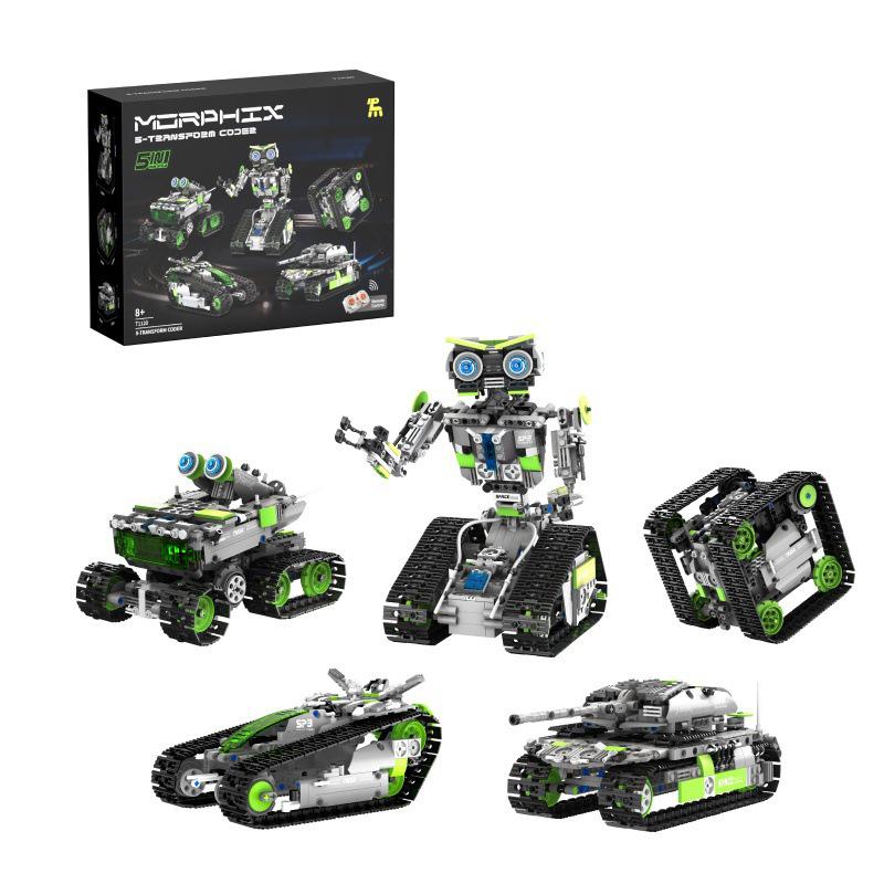 KuaJie T1120 Remote Control Programmable Robot Building Blocks for Kids