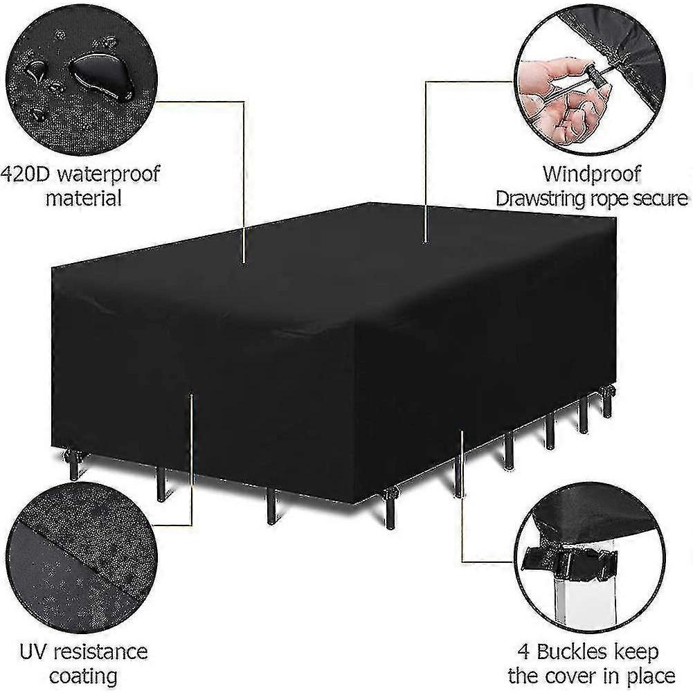 170 x 94 x 70 cm Garden Furniture Cover, Cover Protective Cover Tarpaulin For Garden Furniture