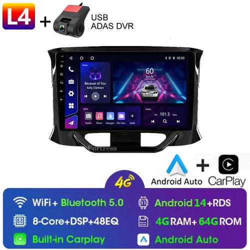 For LADA X Ray Xray 2015 - 2019 2 Din Android 12 Car Radio Multimedia Video Player Stereo Carplay Auto 4G Head Unit GPS IPS DSP
