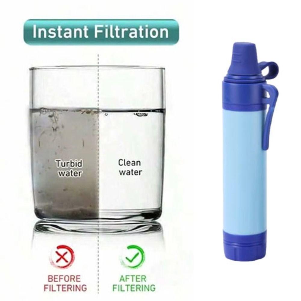 Purifier Mini Water Filter Straw Mini Drinking Water Filtering Straw Emergency