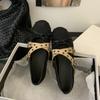 Inner Height Increasing 3CM Cross Belt Buckle Ballet Shoes Women's Flat 2025 Mary Jane Shoes Bow Single Shoes Women's