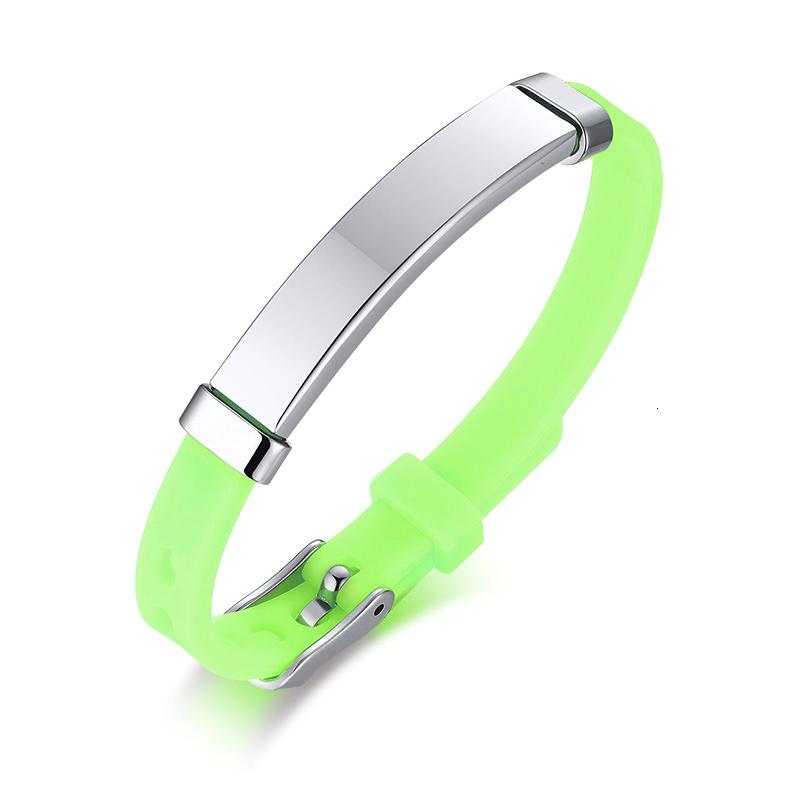 Personalizza Braccialetti ID Medico di Allerta Personalizzati per Ragazzi Ragazze Acciaio Inossidabile Antiallergico Silicone Info di Promemoria di Emergenza