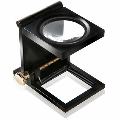 Phoenix Foldable Stand Shimami Loupe Linen Tester Measuring Fiber Threads 2 Types of Magnification Mm and Mm Comes with Special Case Term Warranty 45
