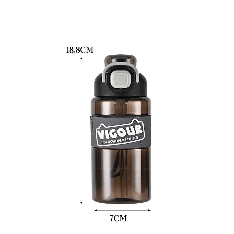 Plastic Water Bottle Sports Large Capacity With Carry Handle For Gym And Outdoors