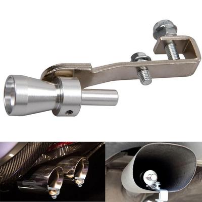 Univerzální stříbrný 18mm S Turbo Sound Whistle tlumič výfukového potrubí odfukového ventilu Výfukové a výfukové systémy(Motocykl) Zařízení