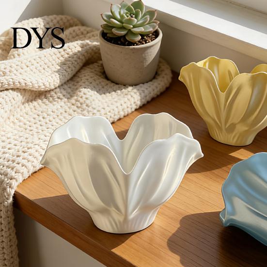 Sleek Desktop Ornament 3D Printed Flower Vase, Modern Shaped Minimalist Container, Versatile Floral Arrangement Vessel Artistic Holder for Home Living