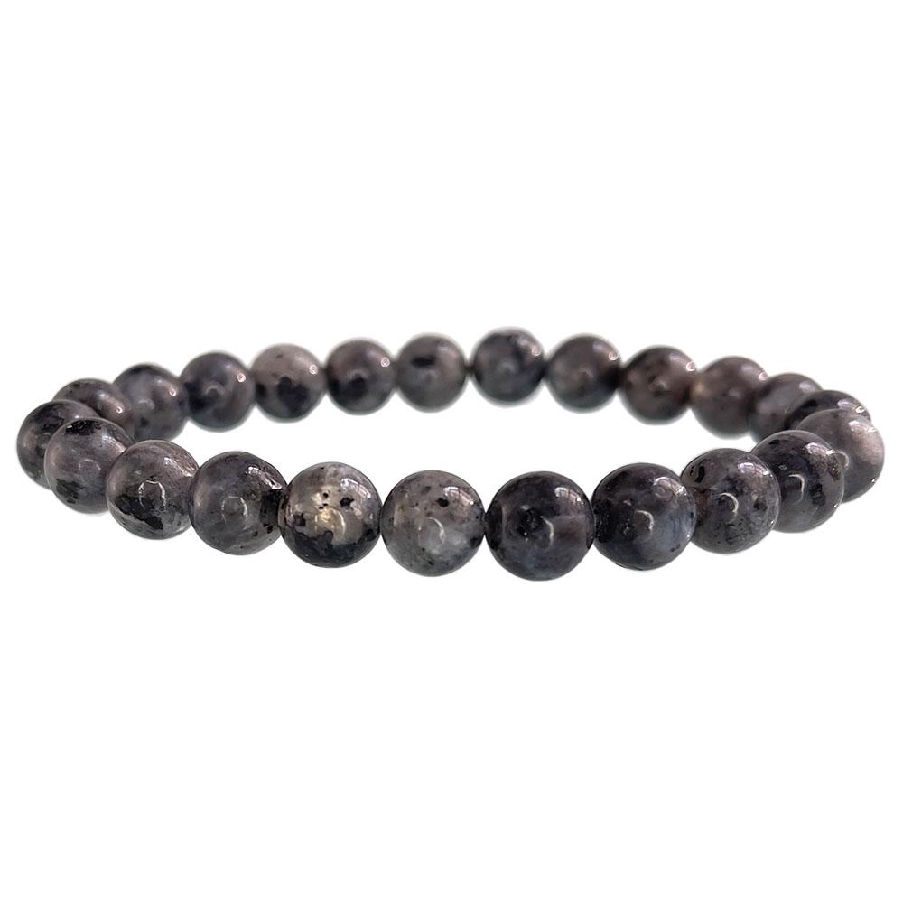 Natural Stone Beaded Bracelet 6-10mm Stretch Yoga Jewelry - Tiger Eye Turquoise Agate Jasper Healing Bangles for Women Men