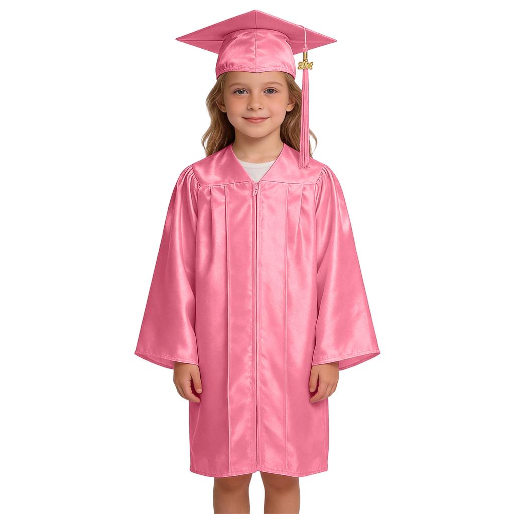Conjunto de Roupa de Formatura Infantil da Moda, Roupa para Fotografia de Jardim de Infância, Novo Chapéu de Doutor e Toga de Formatura 2026