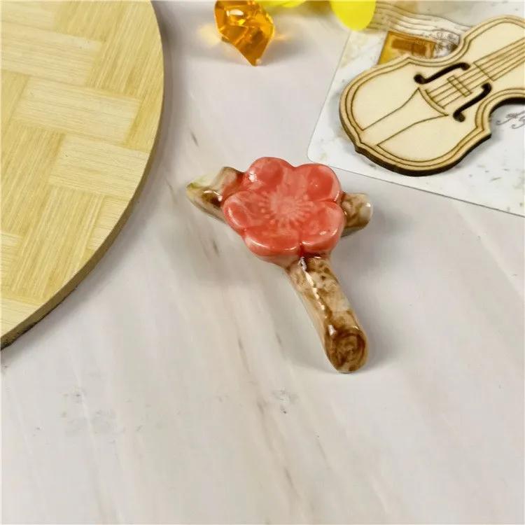 Creative Cherry Blossoms Chopstick Rest Rack Chopstick Shelf Stand Pen Holder Tableware Table Decoration