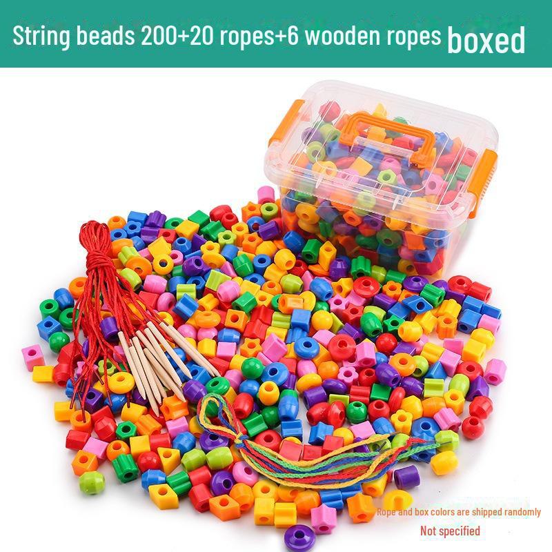 

Развивающие строительные блоки и бусины для детей от 1 до 2 лет